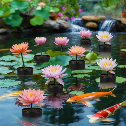 4 Pcs Large Aquatic Pond Planting Bags 10 x 12 Inch Reusable Fabric Pond Plant Pots 5 Gallon Breathable Aquatic Plant Basket Grow Bags for Bog Plants Water Lily Lotus Garden - size: 10 x 12 inch