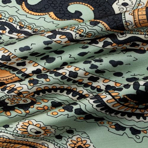 RIIQIICHY Women Head Hair Scarf Like Satin Silk Scarf Sleeping Hair Wrapping Night 27.5" - color: C011