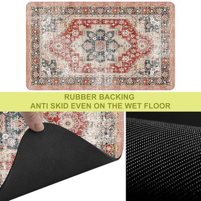 Cat Food Mat Pet Feeding Mats Dog Bowls Mat Cat Water Mat 12x20 Inch Boho8 - color: Bohemia Style 08