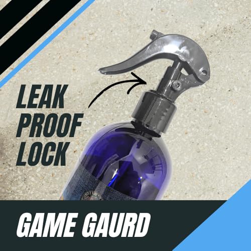 Game Guard Sport Odor Eliminator Spray (16oz, 2-Pack) – Gear Deodorizer for Hockey, Lacrosse, Gym Bags & Boxing Gloves – Ocean Breeze & Peppermint Scent – Leak-Proof Locking Spray Head