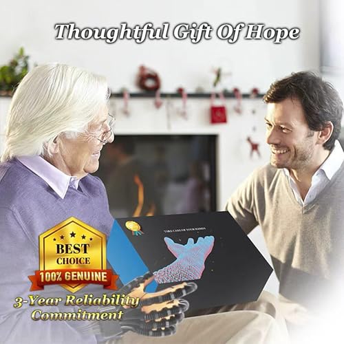 8th Generation Rehabilitation Robot Gloves, Stroke Rehabilitation Gloves,Hand Exercisers For Therapy, 4 Modes, Adjustable Intensity, Touch Panel. - size: Right Hand, Size-XL