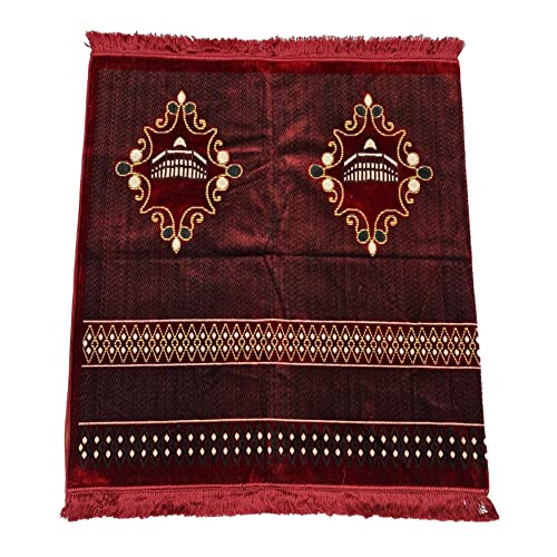4 people extra large size Beautiful design Soft Extremely beautiful quality prayer mat.by Saffa.made in Turkey- Length:78 inches Width: 46 inches{approximate}