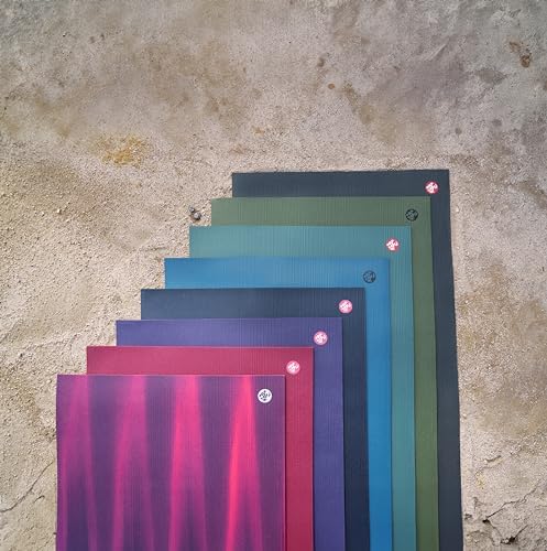 Manduka PRO Yoga Mat - 6mm | Lifetime Durability | Hygienic Construction | Premium Studio Quality | Teacher Approved - color: Midnight, size: 79" x 52"