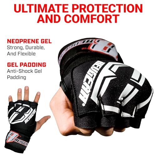 Revgear Neoprene High-Performance Gel Pro Hand Wraps Dominator Muay Thai Shin Guard