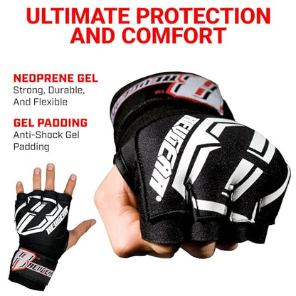 Revgear Neoprene High-Performance Gel Pro Hand Wraps Dominator Muay Thai Shin Guard
