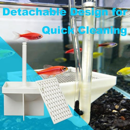 Compatible with Fluval Hatchery Box – Professional Egg Collection for Egg-Laying Fish, Bottom Grid with Troughs, Clear Viewing Window for Fry Observation