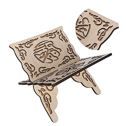 Quran Folding Stand, Quran Holders Muslim Prayer Book Quran Stand Muslim Stand for Practical Home Decoration