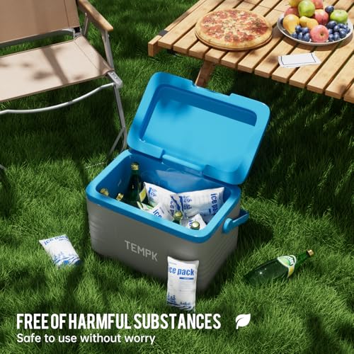 Dry Ice Packs for Shipping Non-Stick for Food TUV and SGS Tests Double-Sided Absorption Long Lasting Shipping Cold Packs for Coolers Lunch Bags Freezer