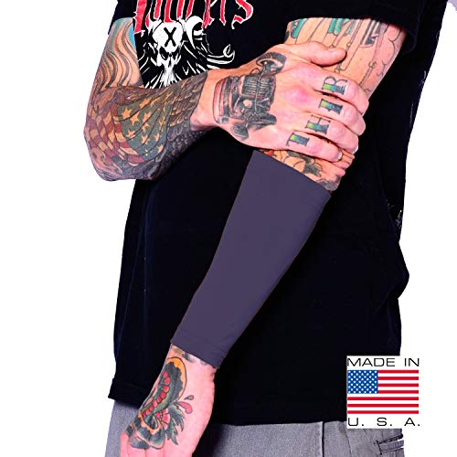 Tat2X Tattoo Cover Up Sleeve - Forearm 9" - Dark Navy - M/L - 1 Sleeve - color: Dark Navy, size: Medium/Large (Pack of 1)
