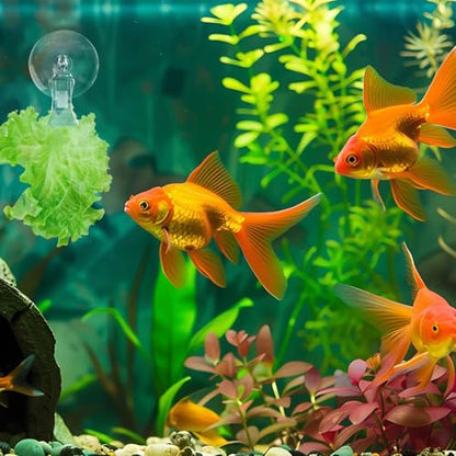 6 Pack Veggie Aquarium Seaweed Clips Fish Food Holder Wide Mouth Clips Plants Suction Cups Algae Clip for Freshwater and Marine Fish Tank (Small Clip) - size: Small