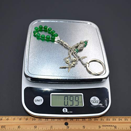Keychain & Rosary Collection -Car Key Chain-Handbags Holder - color: (8 Mm-green Aventurine Stone)