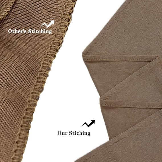 Soft Stretch Head Wrap Scarfs Long Turban Head Wrap Tie for Women - color: Khaki