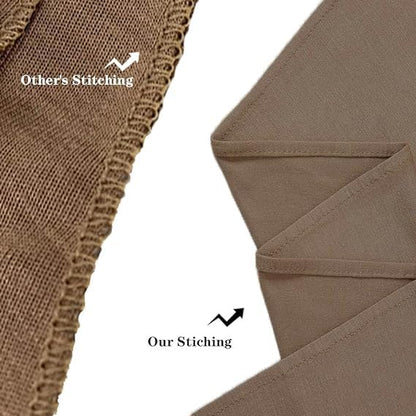 Soft Stretch Head Wrap Scarfs Long Turban Head Wrap Tie for Women - color: Khaki