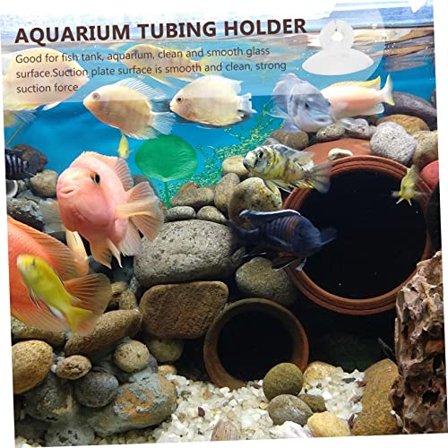 GANAZONO 25pcs Aquarium Airline Holder Cups Tubing Support for Fish Tank Accessories for Shrimp Breeders and Aquarium Enthusiasts