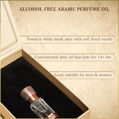 Dukhni Oud & Musk Gift Set | 30ml Oud Diffuser Oil, 6ml Misk Rijali Attar, Wrought Iron Burner, Brass Bowl, Wooden Coaster & Tea Light Candle | Perfect for Ramadan & Eid Gifting