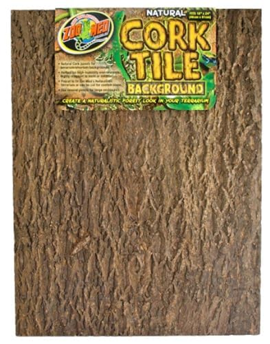 Zoo Med Natural Cork Tile Background, 18 x 24-Inch | Natural cork tile creates a realistic climbing background for terrariums