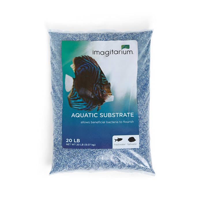 imagitarium by Petco Blue and White Aquarium Sand 20 lbs. - size: 20 LBS