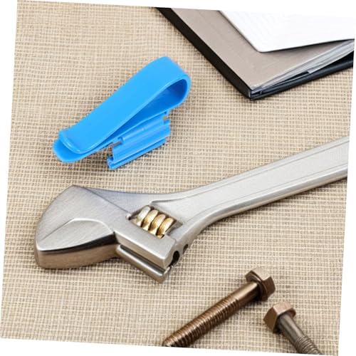 6pcs Aquarium Hose Clamp Plastic Clips for Water Pipe Fixing Multi-Functional Accessories for Fish Tank and Aquarium Dosing Pump Tubes - color: Blue