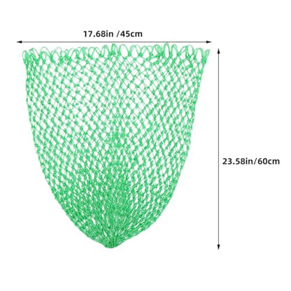 Balacoo Fishing Replacement Net Head Thickened Nylon Mesh Sturdy Fish Catching Basket Portable Fishing Accessory for Freshwater and Saltwater Use