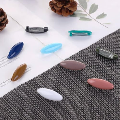 32 Pcs Scarf Safety Pins,Colorful Hijab Pins,Plastic Hijab Clip Bulk,Fashion Brooches and Pins for Women(21 Colors)