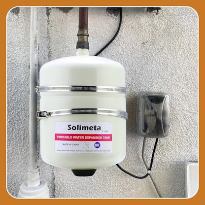 2.1 Gallon Potable Water Expansion Tank With Adjustable Wall Mounting Bracket - style: 2.1 gallon with bracket