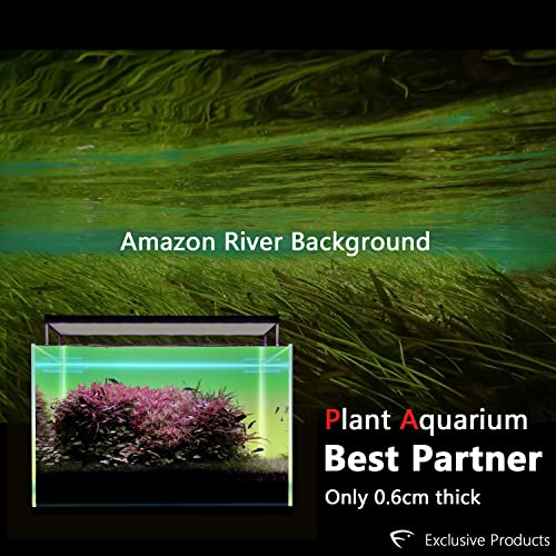 Aquarium Backlight Screen-Fish Tank Background Light,for Rimless Aquarium,Ultra-Thin 6mm Gradient Colors Panel.RGB Series. - size: 35.4W×17.7H in(90x45cm)RGB