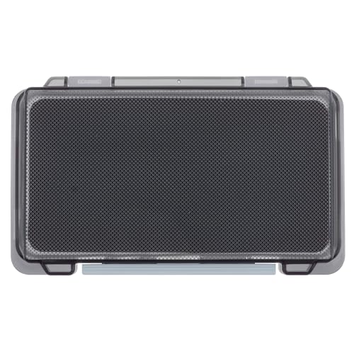 Fishing Tackle Box Slit Foam Case, Super Slim Fishing Lures Jig Box Hooks Spinners Spoons Storage Tackle Tray, (6.8 * 3.8 * 0.8inch) (Gray) - color: Gray