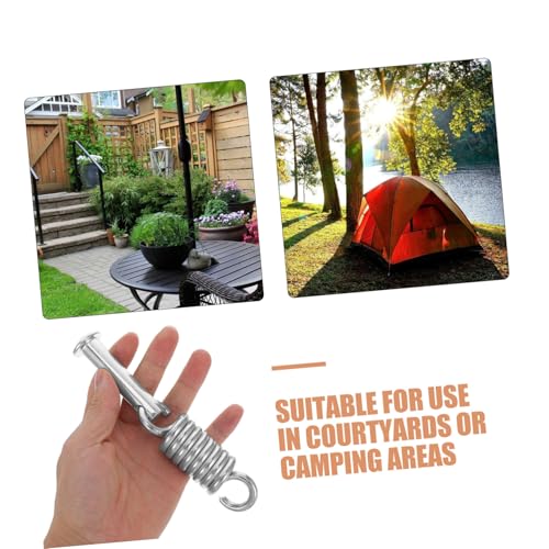 Kisangel 1 Set Indoor Hammock Hanging Kit for Smooth Swinging Portable Suspension Swivel Hook for Patio Garden and Porch Use