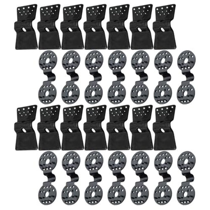 OSALADI 30Pcs Mesh Buckle Clips for Sunshade Net Non-slip Garden Greenhouse Fixing Clamps Lightweight Plastic Clips for Outdoor Shade Cloth and Patio Net Installation