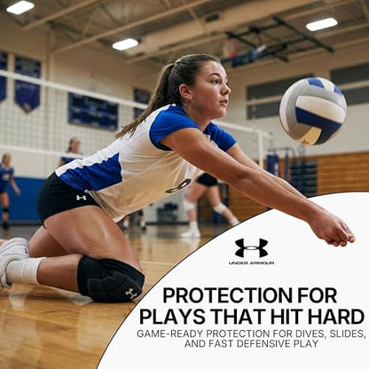 Under Armour Volleyball Knee Pads, Set of 2 - color: Black, size: Youth