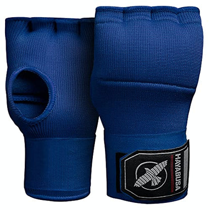 Hayabusa Quick Gel Boxing Hand Wrap Gloves - color: Blue, size: X-Large