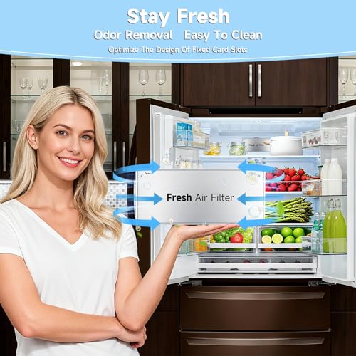 Refrigerator Fresh Air Filter Cover Replace#: ADQ75493301 Compatible with LG ThinQ Smart LRMVS3006S LRMDS3006S LLMXS3006S LRMDS3006D LRMVC2306S LRFDS3016S LRFVC2406S LRFXC2416S LRFXC2406D