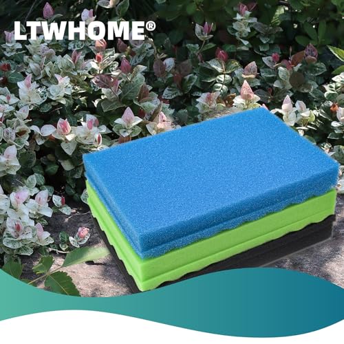 Fish Pond Foam Filter Sponge Set 17" X 11" Media (Pack of 3 Sets)