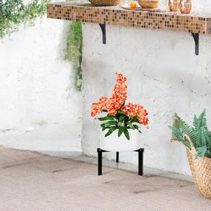 Three Legs Adjustable Metal Plant Stand for 5"-10" Plant Pot – Indoor & Outdoor (Black, 1 Pack) - color: Mini 3Legs Black 5-10", style: 3 - Mini