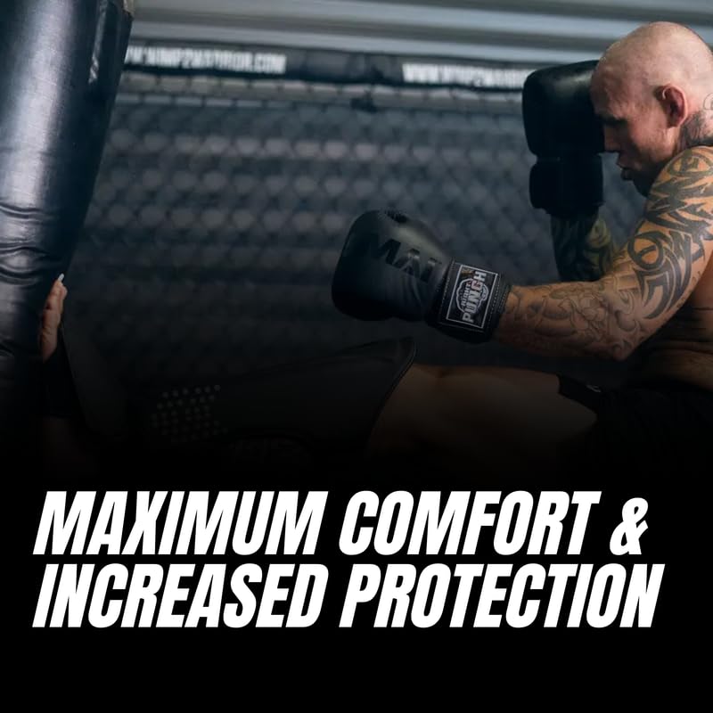 Shin Guards Kickboxing Leg Pads with Instep Protection, Muay Thai MMA Martial Arts Kicking Sparring Training Gear - color: Blue, size: Large