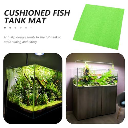 Happyyami Nonslip Fish Tank Mat Thickened Cushioning Pad for Aquarium Bottom Material Thick for Fish Tank Integrity and Leveling