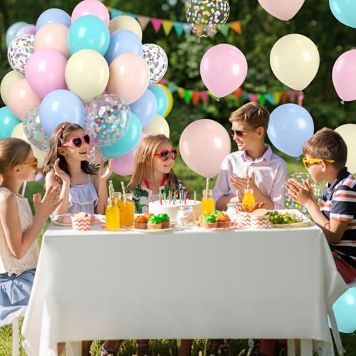 Paready Pastel Balloons, 60 Pcs Party Balloons for Easter Baby Shower - color: Pastel