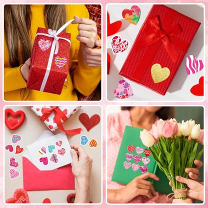 336 PCS Heart Stickers for Kids, Valentine Day Love Stickers - style: Valentine Stickers