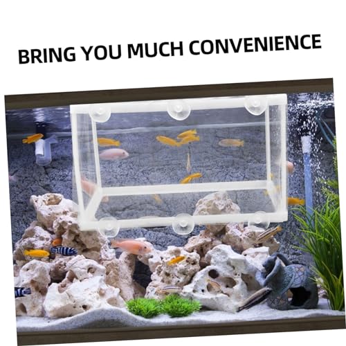 ORFOFE 2pcs Fish Breeding Net Mesh Hatchery Fishing Net for Aquarium Fish Separation for Tanks Non- and Practical Design