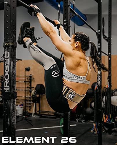 Element 26 IsoGrip Hand Grips for Cross Training, Gymnastics, and Weight Lifting - Hand Protection for Muscle Ups, Pull Ups, Deadlifts, and Olympic Lifts - for Men and Women - size: Medium, style: IsoGrip With Loops