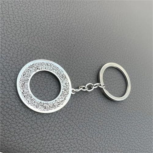 Islam Muslim Dua-al-Safar Stainless Steel Car Keychain Travel Protection