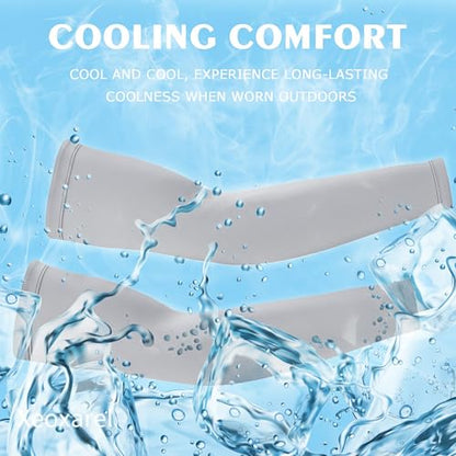 Xeoxarel Arm Sleeves for Men & Women (Available in 4 Pairs/12 Pairs) - color: 4 Pairs Black+white+dark Grey+light Gray