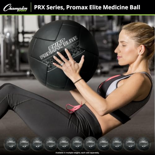 Champion Sports Rhino ProMax Elite Slam Ball - color: Promax Elite, size: 10 Pounds