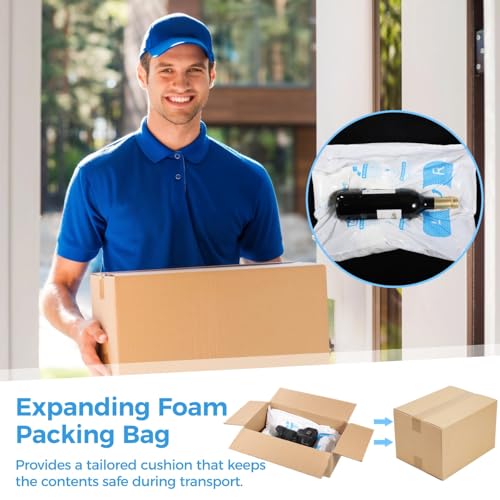 Foam Bags For Shipping 16 PCS 15×18 Inch, Handy Temperature-Activated Expanding Pouches, Instant Pack Quick Packaging - Protective Parcel Solution - color: 16 PCS, size: 18 × 15 inch