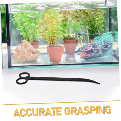 UKCOCO 1 Set Fish Tank Maintenance Supplies Precision Tweezers Scissors Spatula for Water Grass Trimming Plant Care