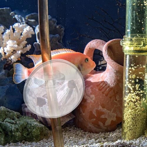 Kisangel 20pcs Aquarium Oxygen Tubing Suction Cup Clips Soft Holder Clamp Fish Tank Hose Fixing Accessories for Air Pump Aquarium Use