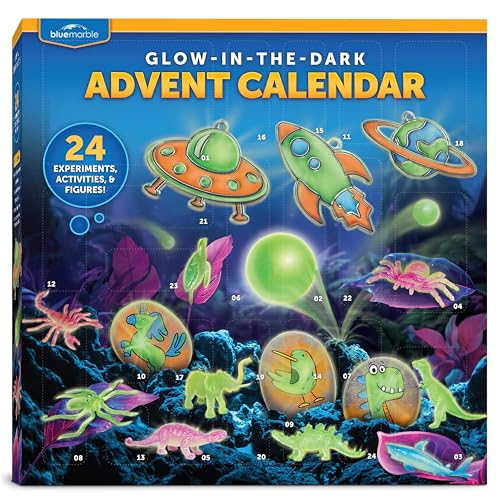 Blue Marble 2026 Glow in the Dark Science Advent Calendar for Kids - style: Glow-in-the-Dark Activities