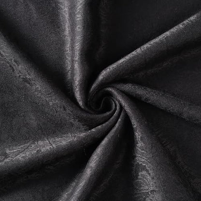 TUSHUSTY Pashmina Feel Rave Scarf Shawl Wrap for Women Men - color: Black Gray