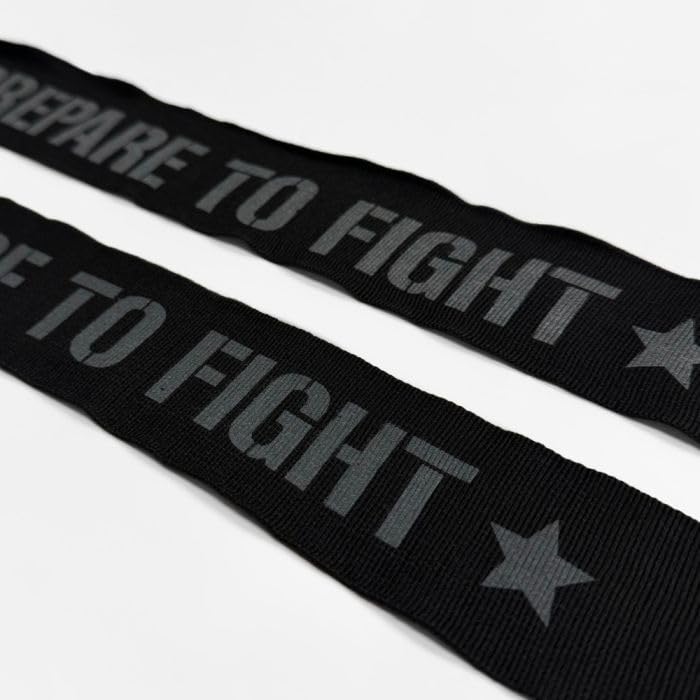 Geezers Prepare to Fight Hand Wraps - color: Black, size: 3m