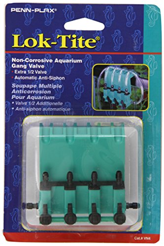 Penn PLAX Lok-Tite Plastic Gang Valve Aquarium Pump Accessories - size: 4 Valve